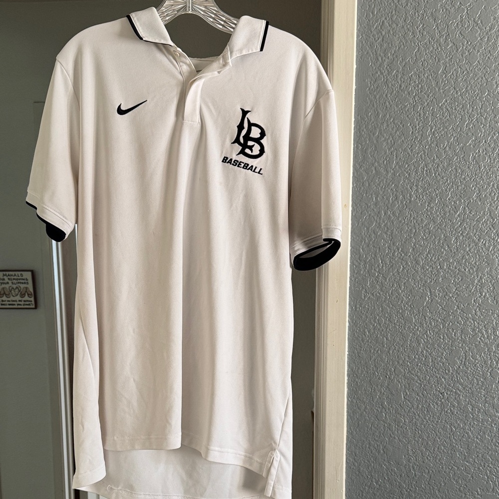 TEAM ISSUED Long Beach State Dirtbags Nike Men's Polo Size Large